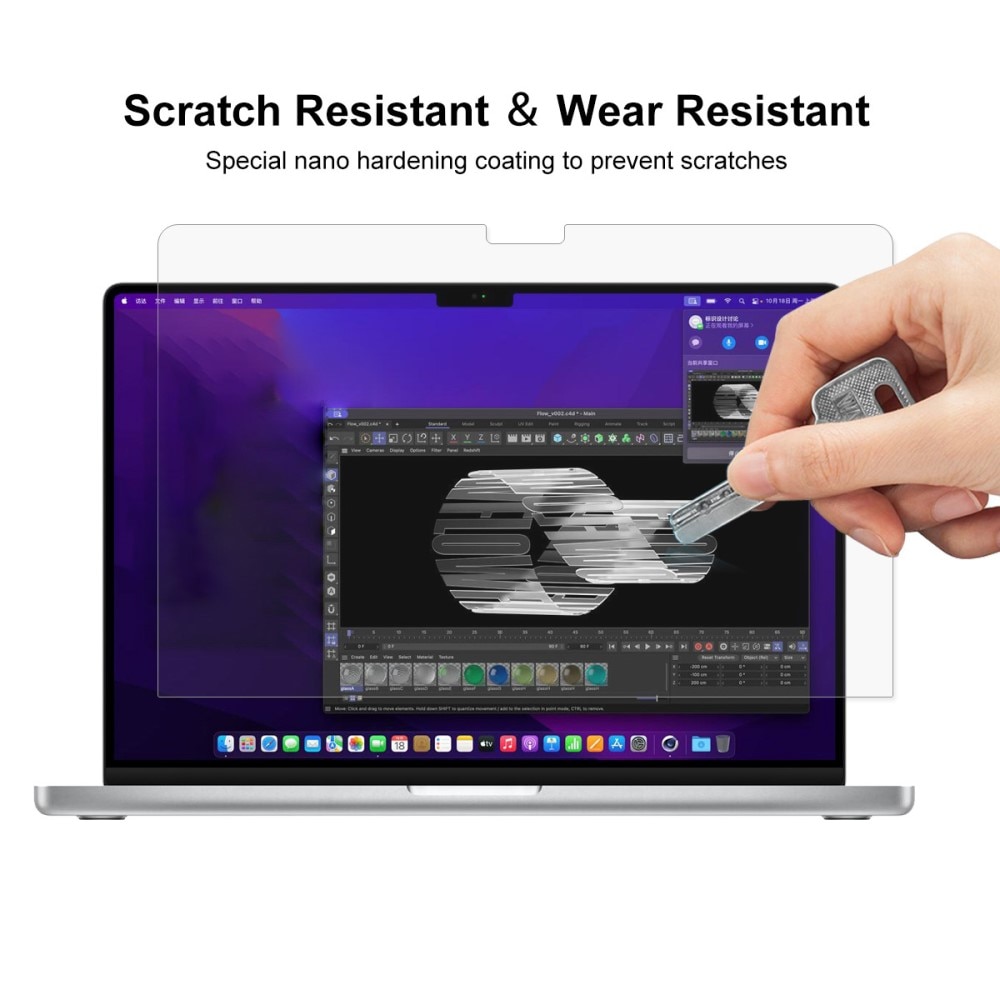 Protecteur d'écran MacBook Pro 14 2021-2023 Transparent