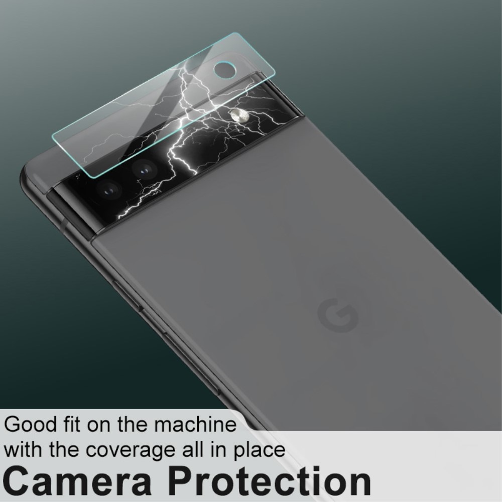 Protecteur d'objectif en verre trempé 0.2mm (2 pièces) Google Pixel 6a, transparent