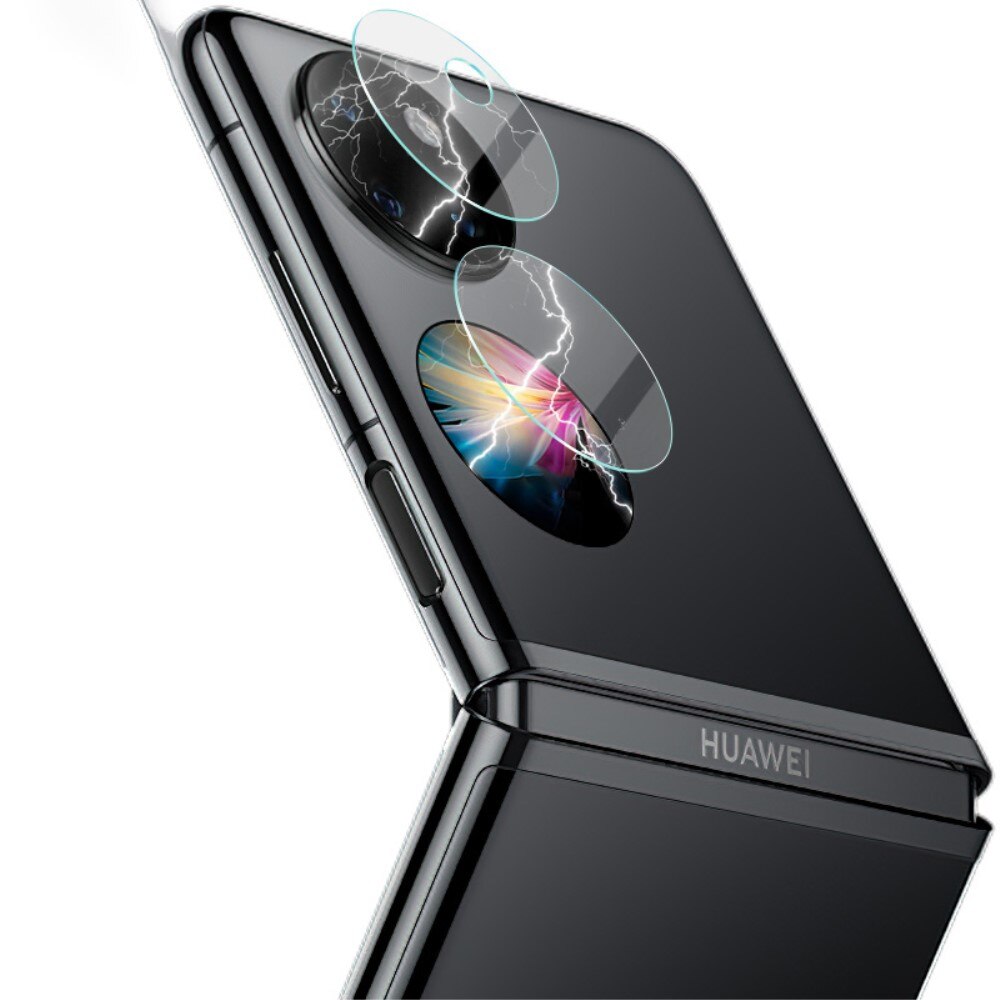 Protecteur de lentille en verre trempé 0,2 mm Huawei Pocket S/P50 Pocket, Transparent