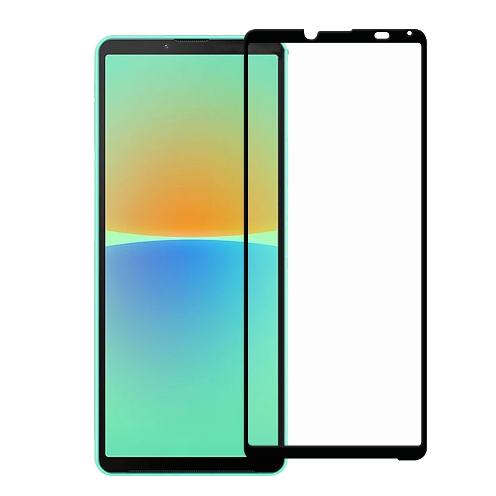 Protecteur d'écran complet verre trempé Sony Xperia 10 iV Noir