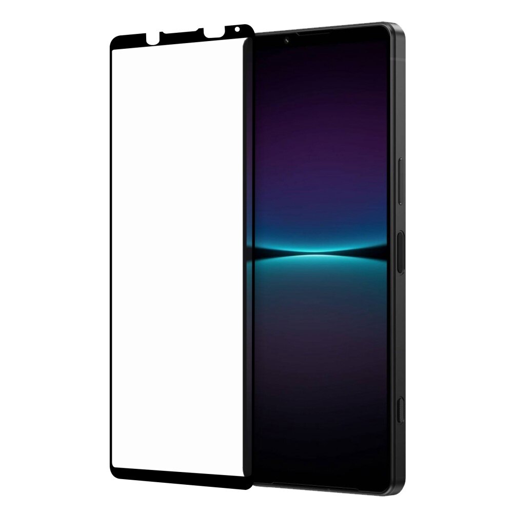 Protecteur d'écran complet verre trempé Sony Xperia 1 IV Noir