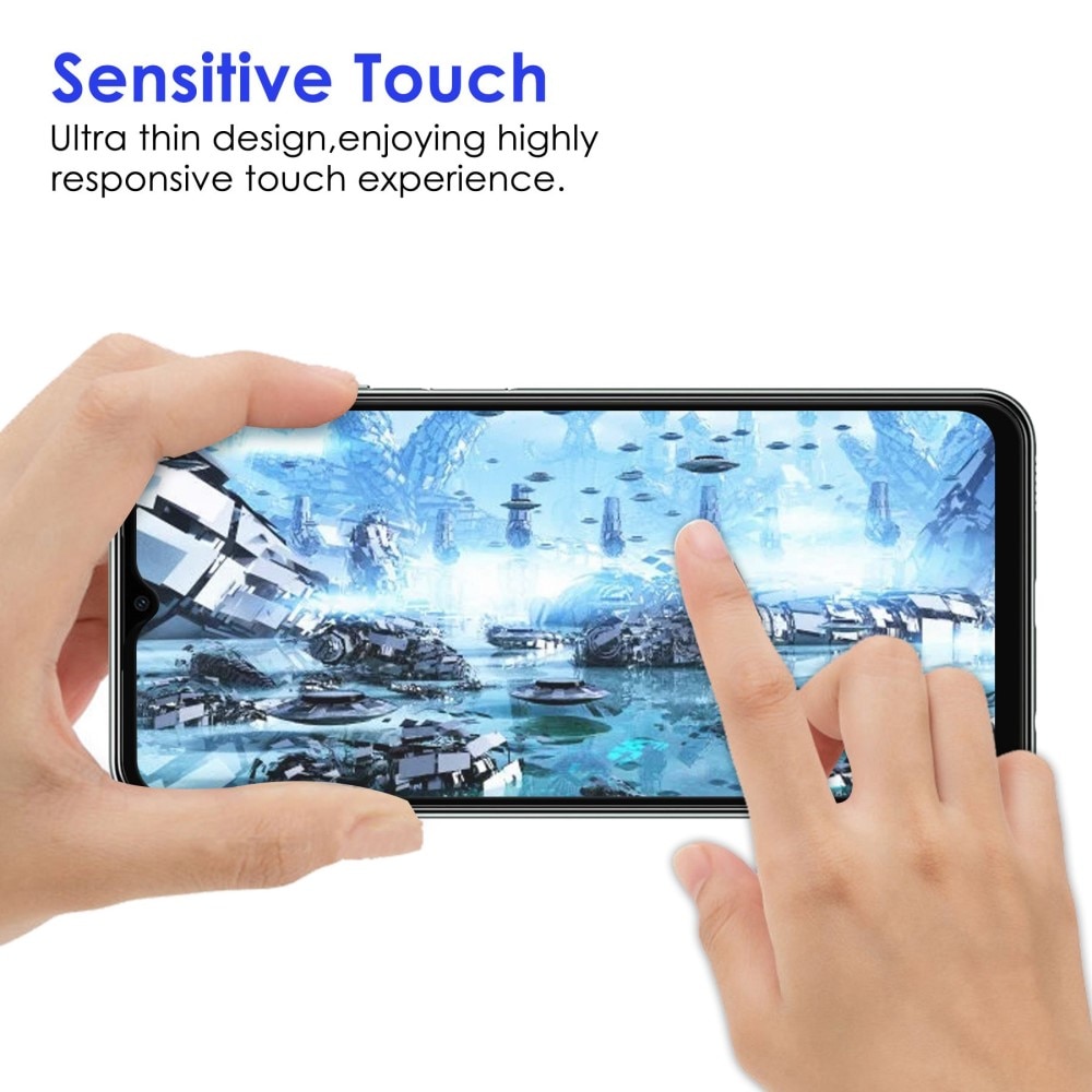Protecteur d'écran complet verre trempé Samsung Galaxy A23 Noir