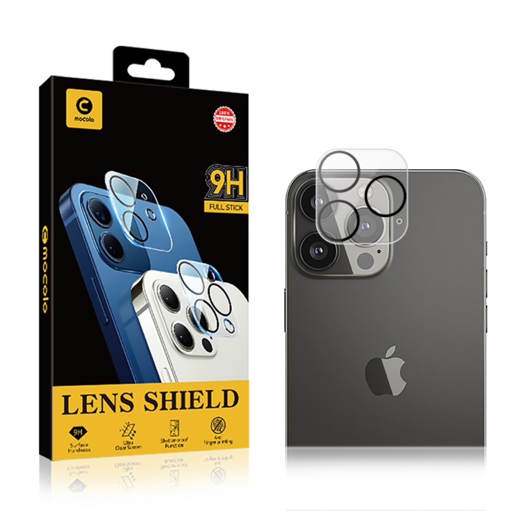 Protecteur de caméra en verre trempé 0.2mm iPhone 14 Pro Transparent