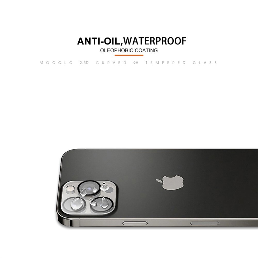 Protecteur de caméra en verre trempé 0.2mm iPhone 14 Pro Transparent