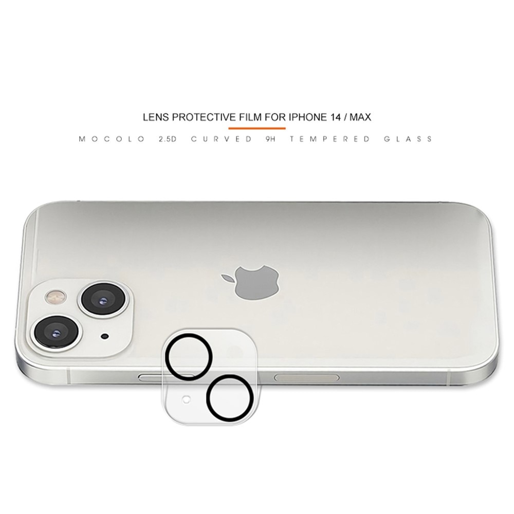 Protecteur de caméra en verre trempé 0.2mm iPhone 14 Plus Transparent