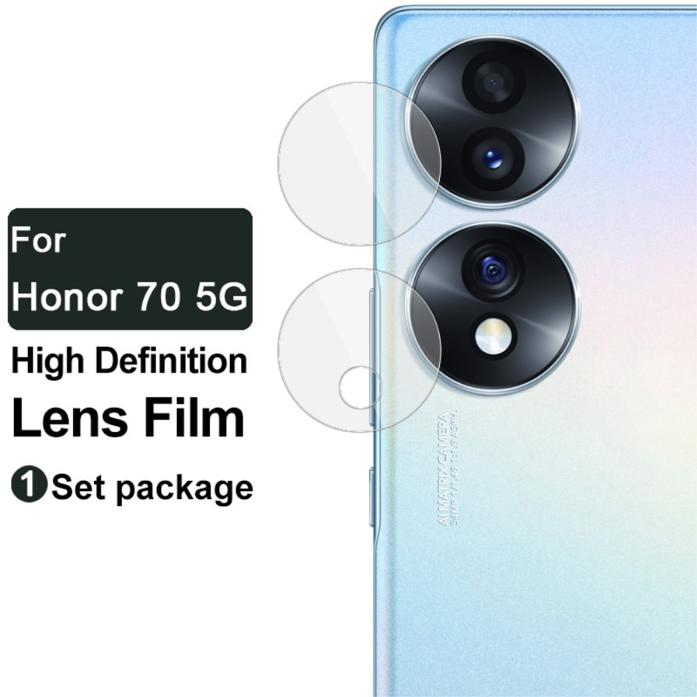 Protecteur de lentille en verre trempé 0,2 mm  Honor 70, Transparent