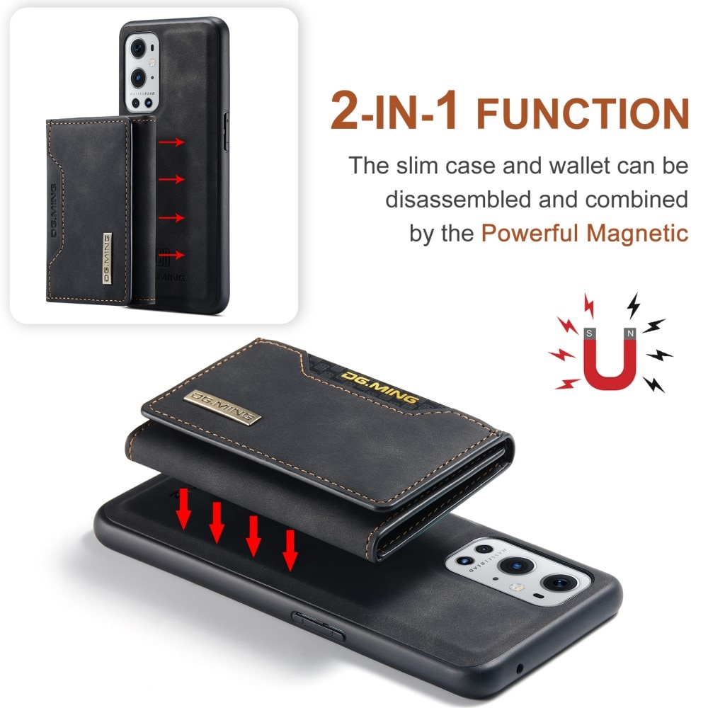 Coque Magnetic Card Slots OnePlus 9 Pro Black