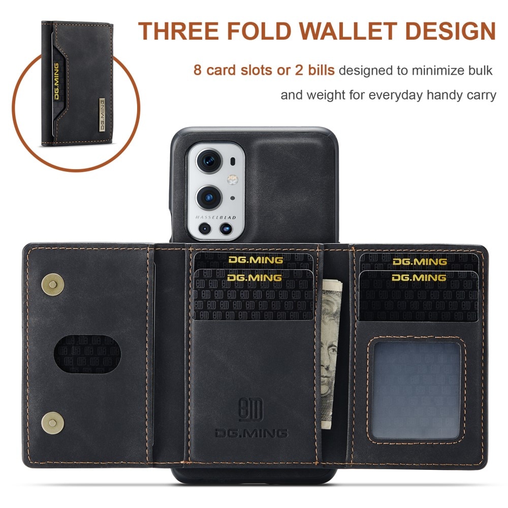 Coque Magnetic Card Slots OnePlus 9 Pro Black