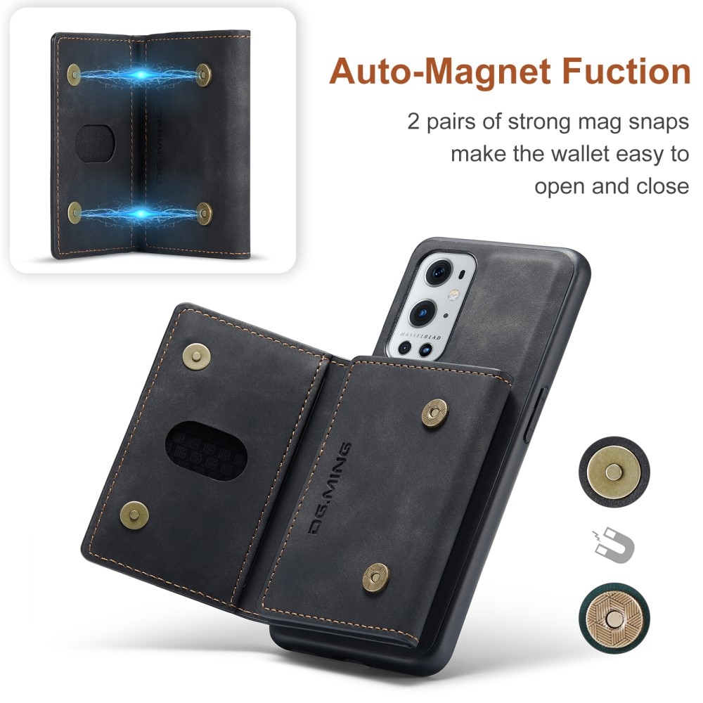 Coque Magnetic Card Slots OnePlus 9 Pro Black