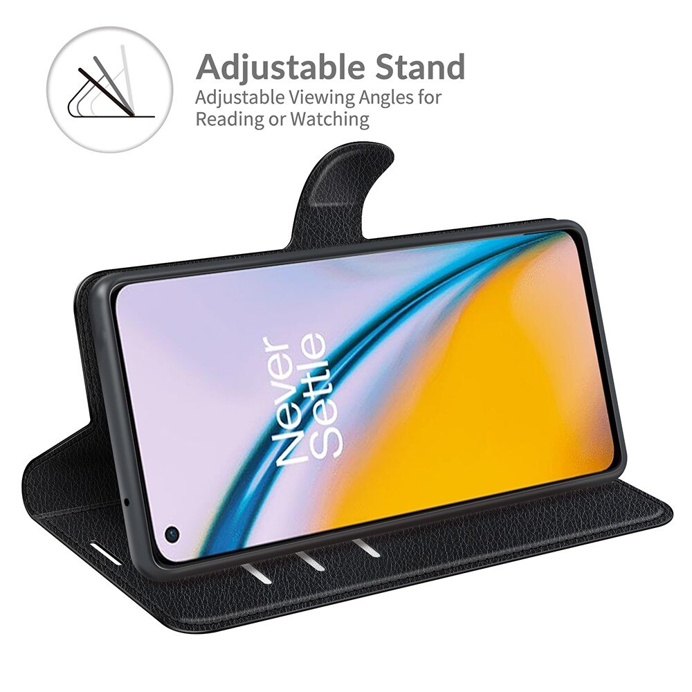 Coque portefeuille  OnePlus Nord 2 5G, Noir