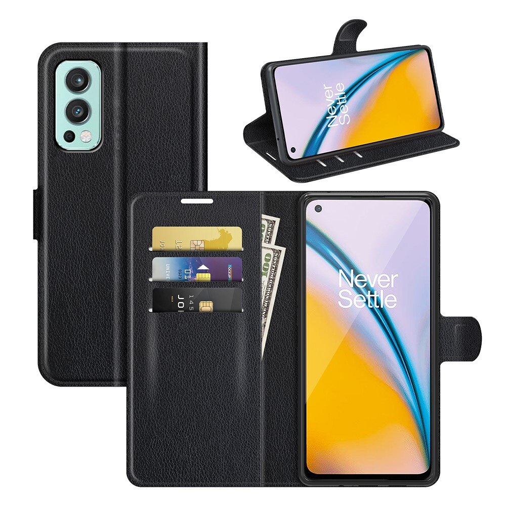 Coque portefeuille  OnePlus Nord 2 5G, Noir