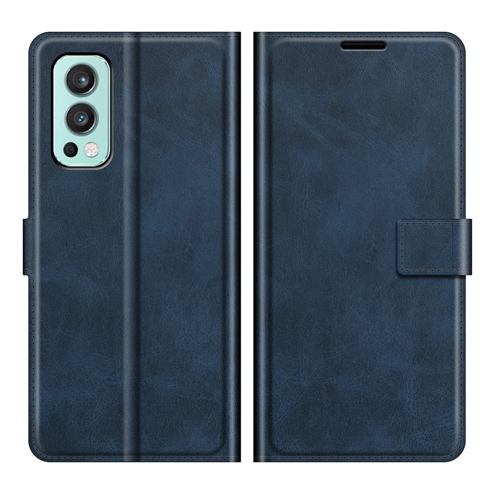 Étui portefeuille Leather Wallet OnePlus Nord 2 5G Blue