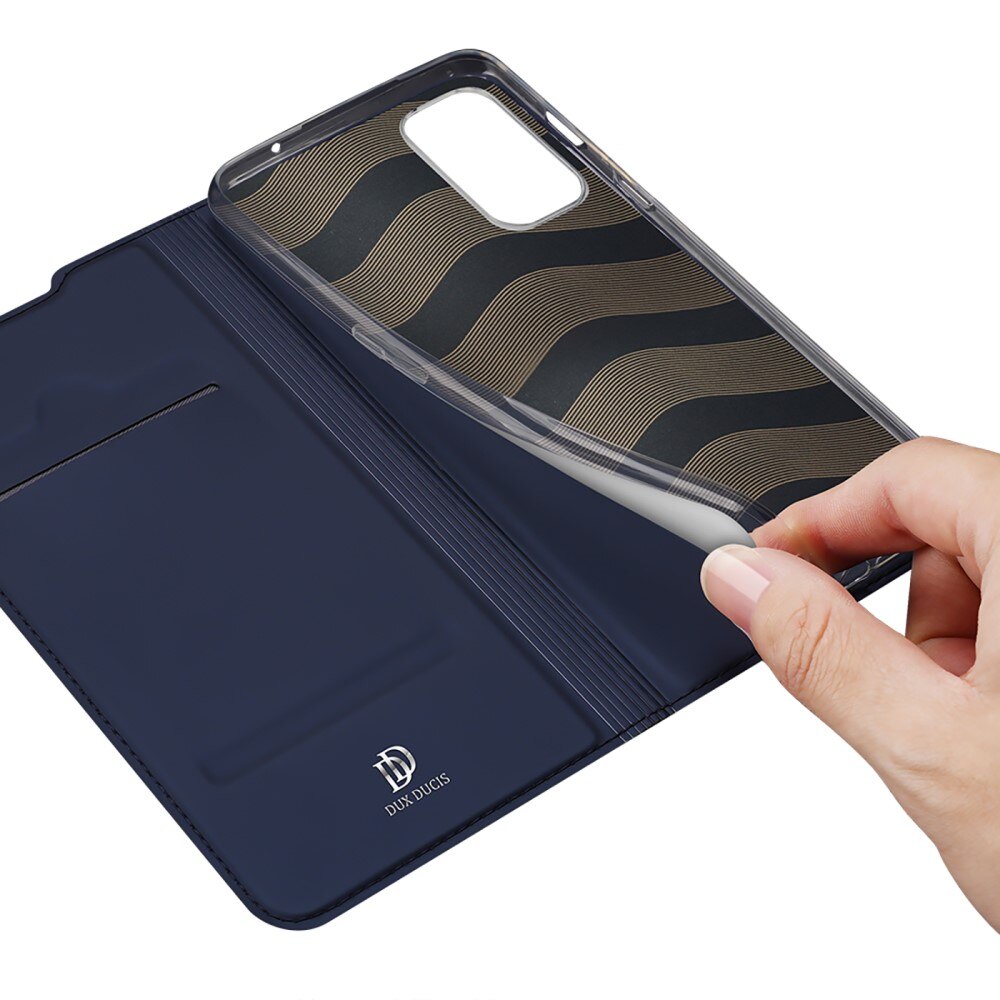 Étui portefeuille Skin Pro Series  OnePlus Nord 2 5G, Bleu