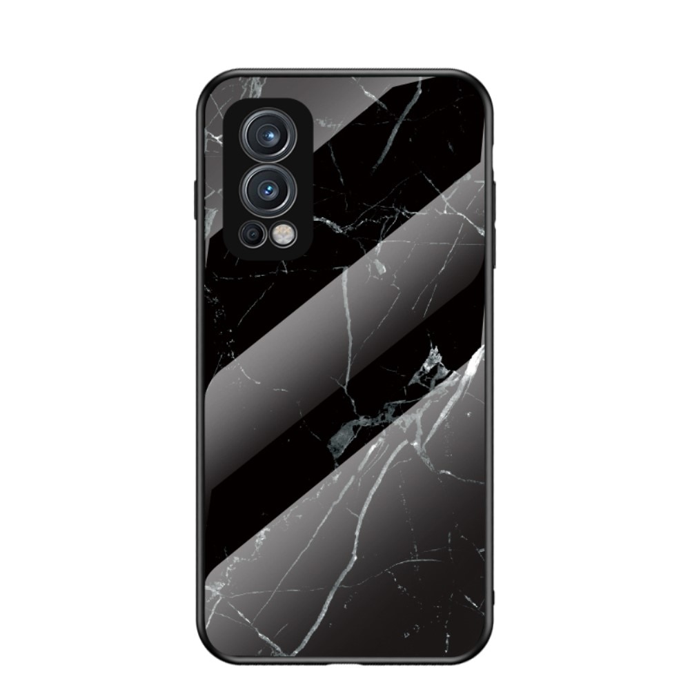 Coque en verre trempé OnePlus Nord 2 5G Marbre noir