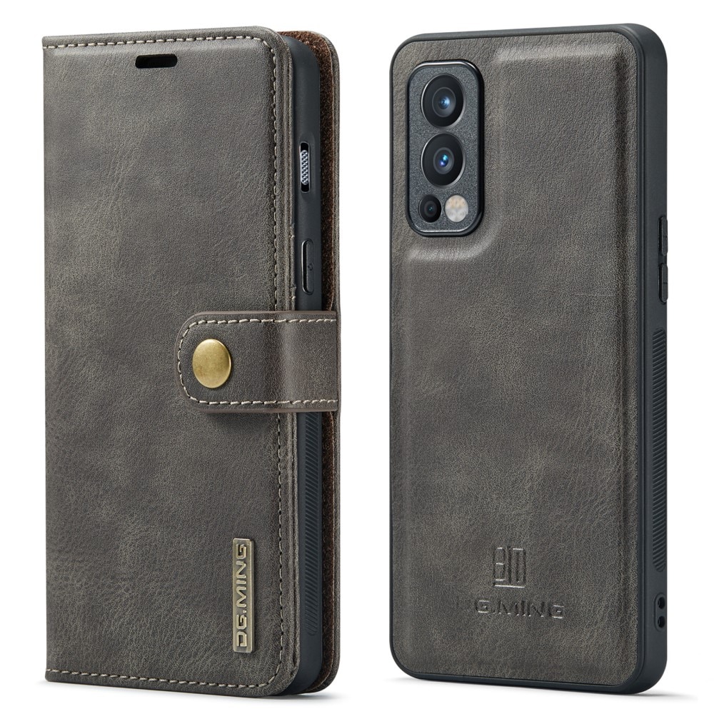 Étui portefeuille Magnet Wallet OnePlus Nord 2 5G Brown