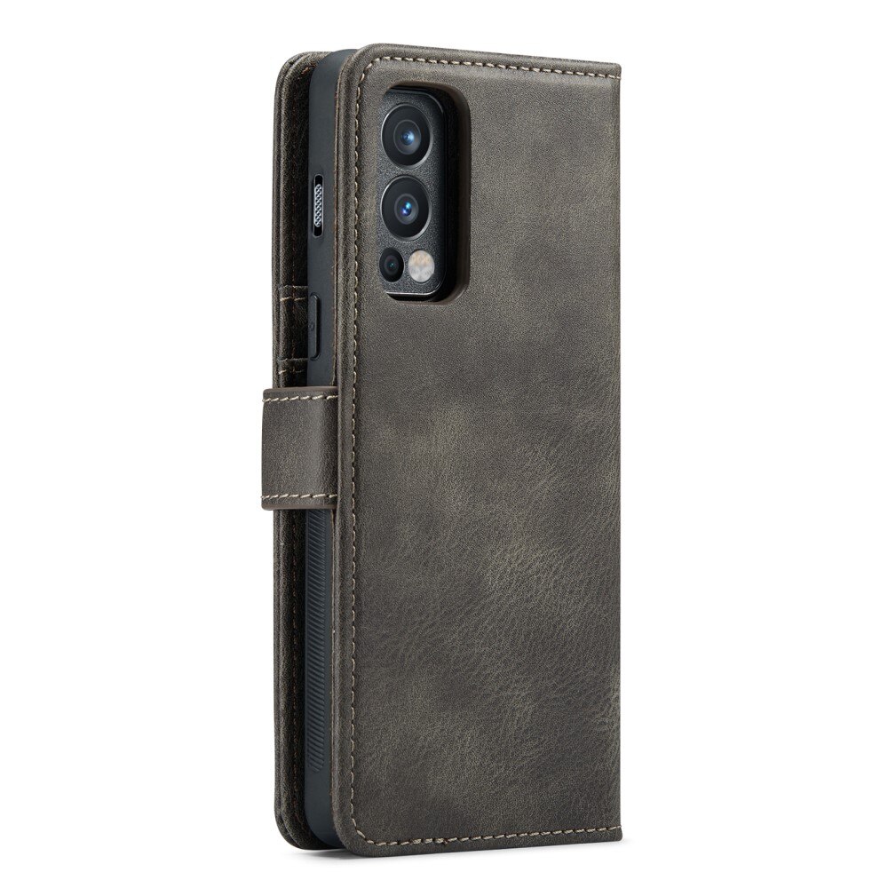 Étui portefeuille Magnet Wallet OnePlus Nord 2 5G Brown