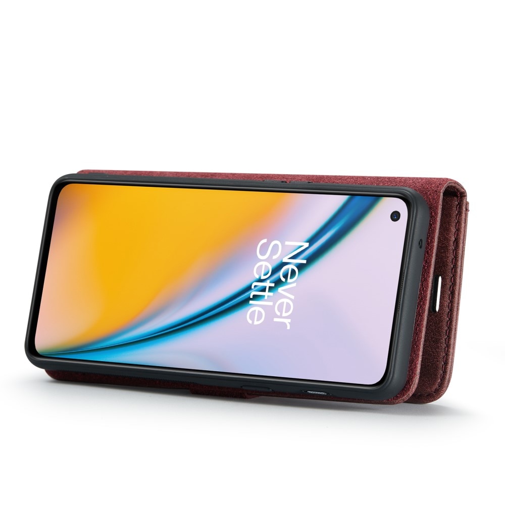 Étui portefeuille Magnet Wallet  OnePlus Nord 2 5G, Red