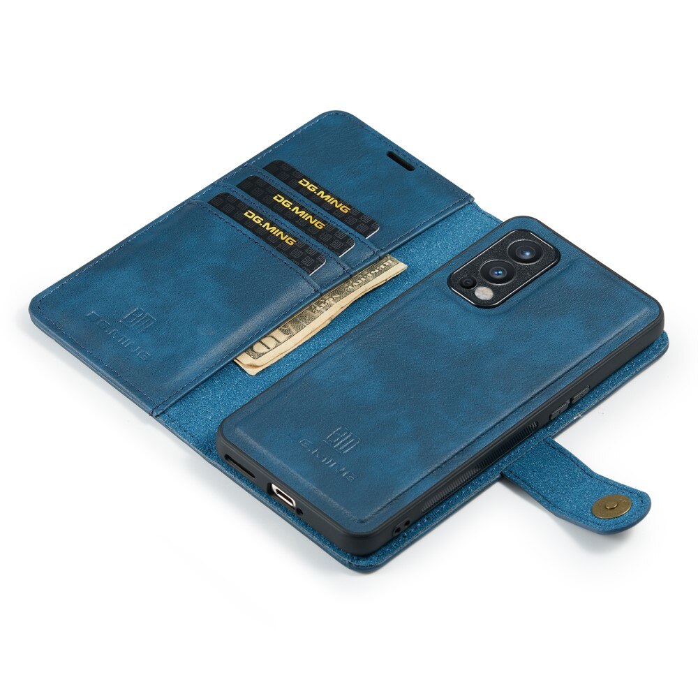 Étui portefeuille Magnet Wallet  OnePlus Nord 2 5G, Blue