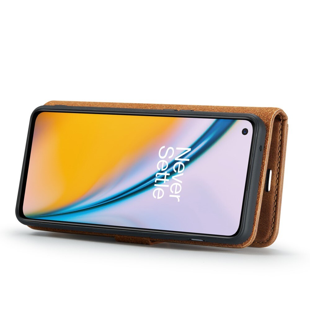 Étui portefeuille Magnet Wallet  OnePlus Nord 2 5G, Cognac