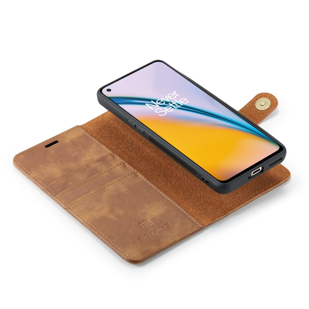 Étui portefeuille Magnet Wallet OnePlus Nord 2 5G Cognac