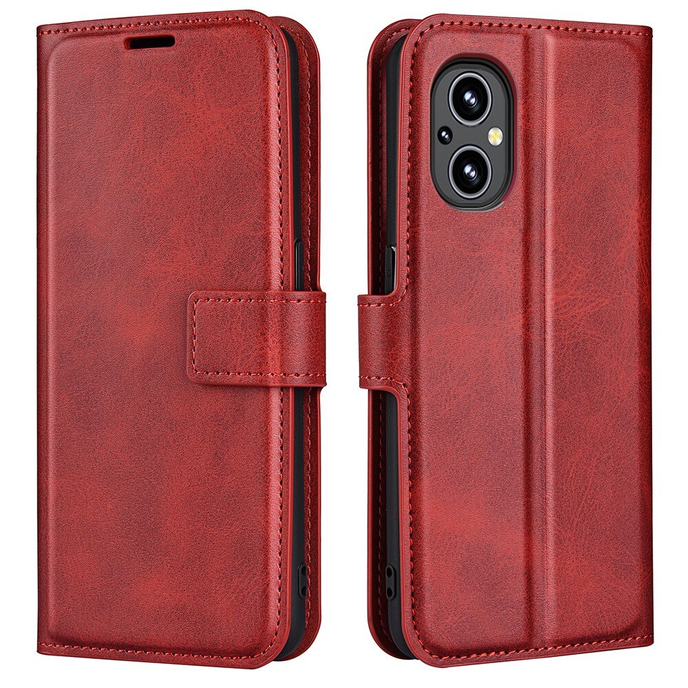 Étui portefeuille Leather Wallet OnePlus Nord N20 Red