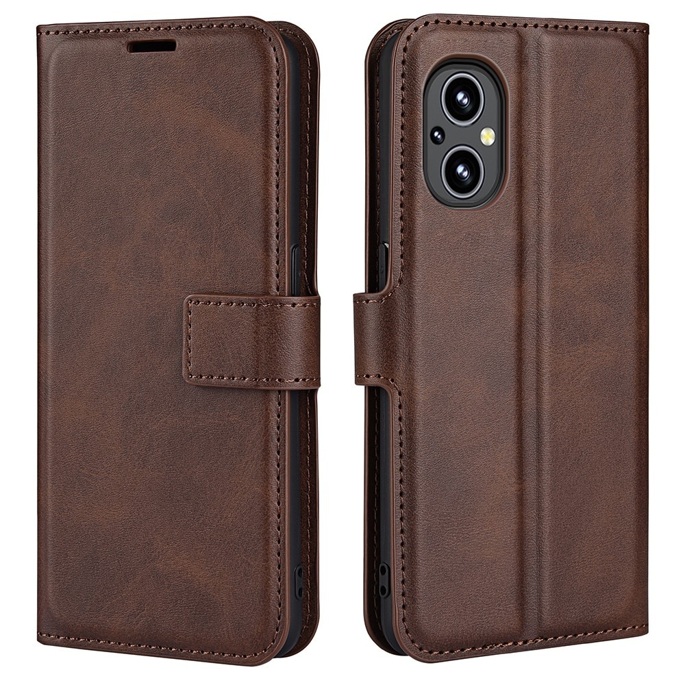 Étui portefeuille Leather Wallet OnePlus Nord N20 Brown