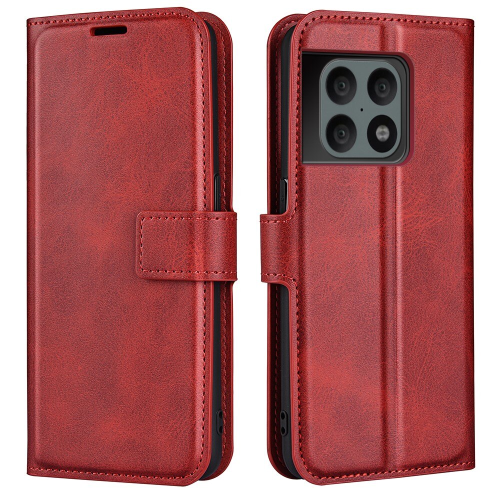 Étui portefeuille Leather Wallet OnePlus 10 Pro Red