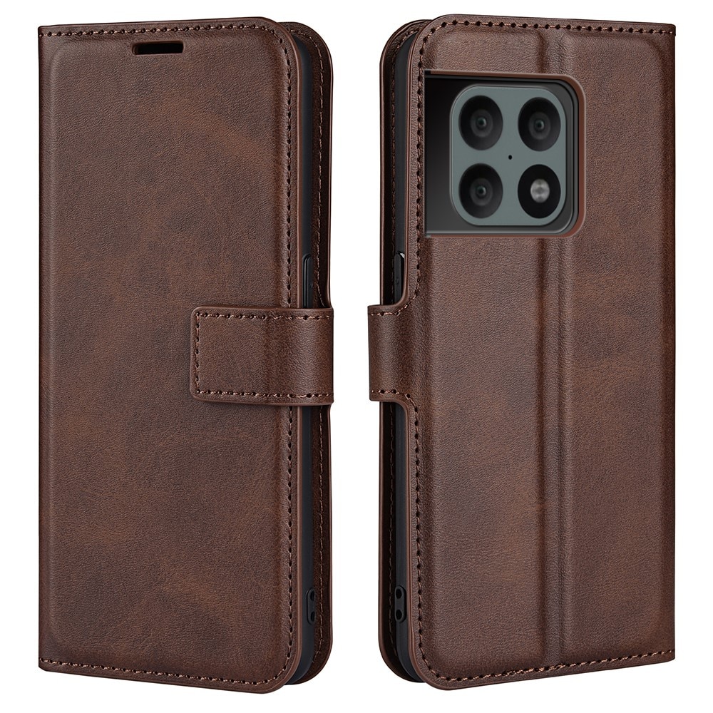 Étui portefeuille Leather Wallet OnePlus 10 Pro Brown