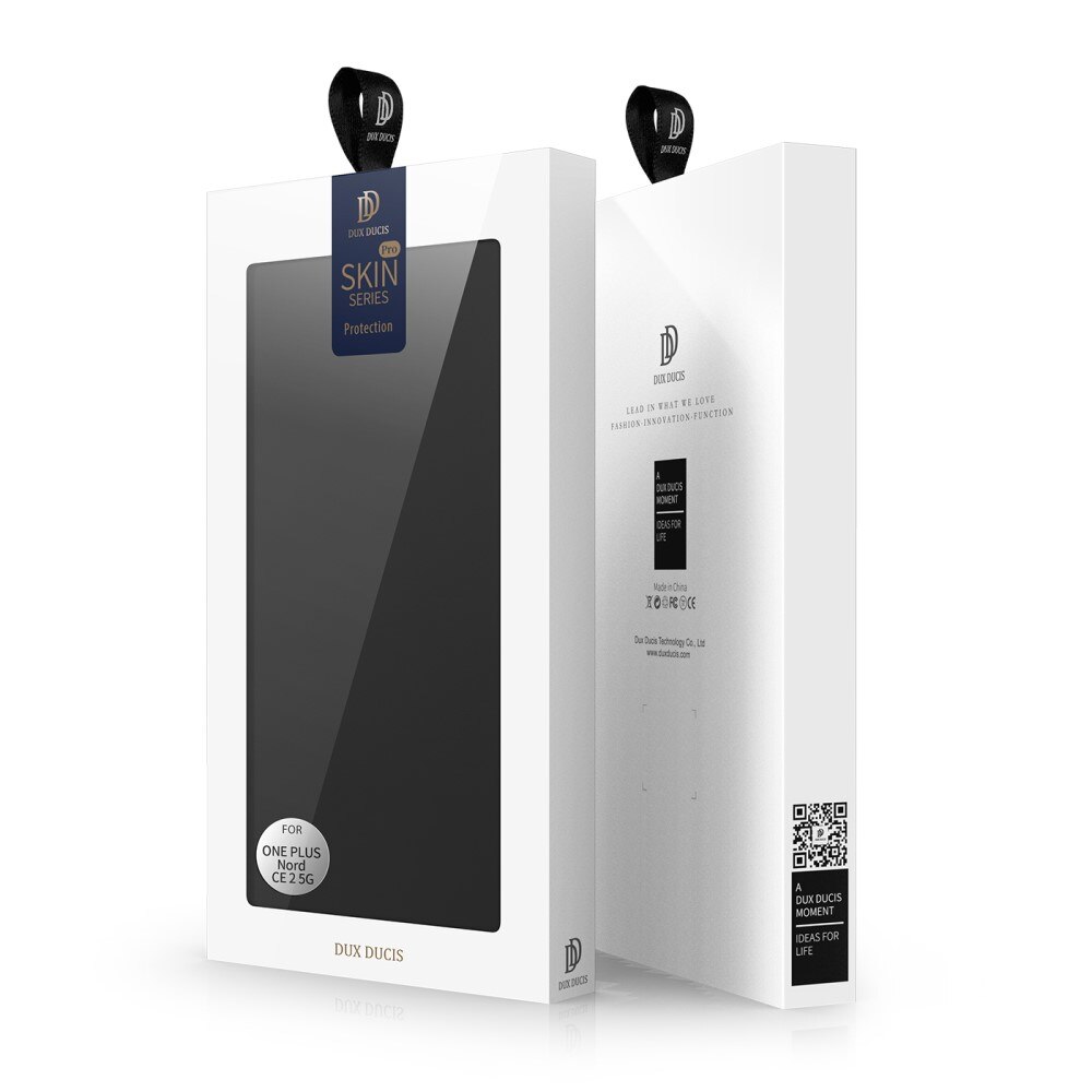 Étui portefeuille Skin Pro Series  OnePlus Nord CE 2 5G, Noir