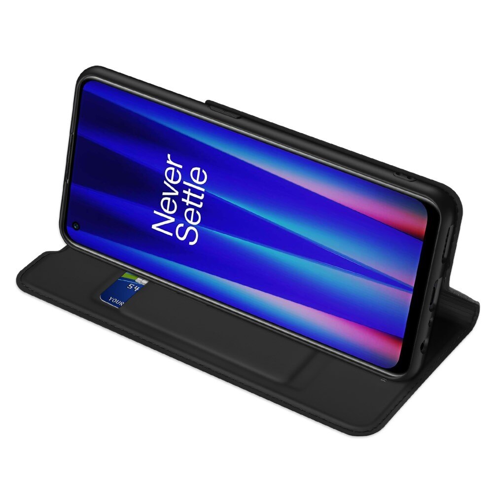 Étui portefeuille Skin Pro Series  OnePlus Nord CE 2 5G, Noir