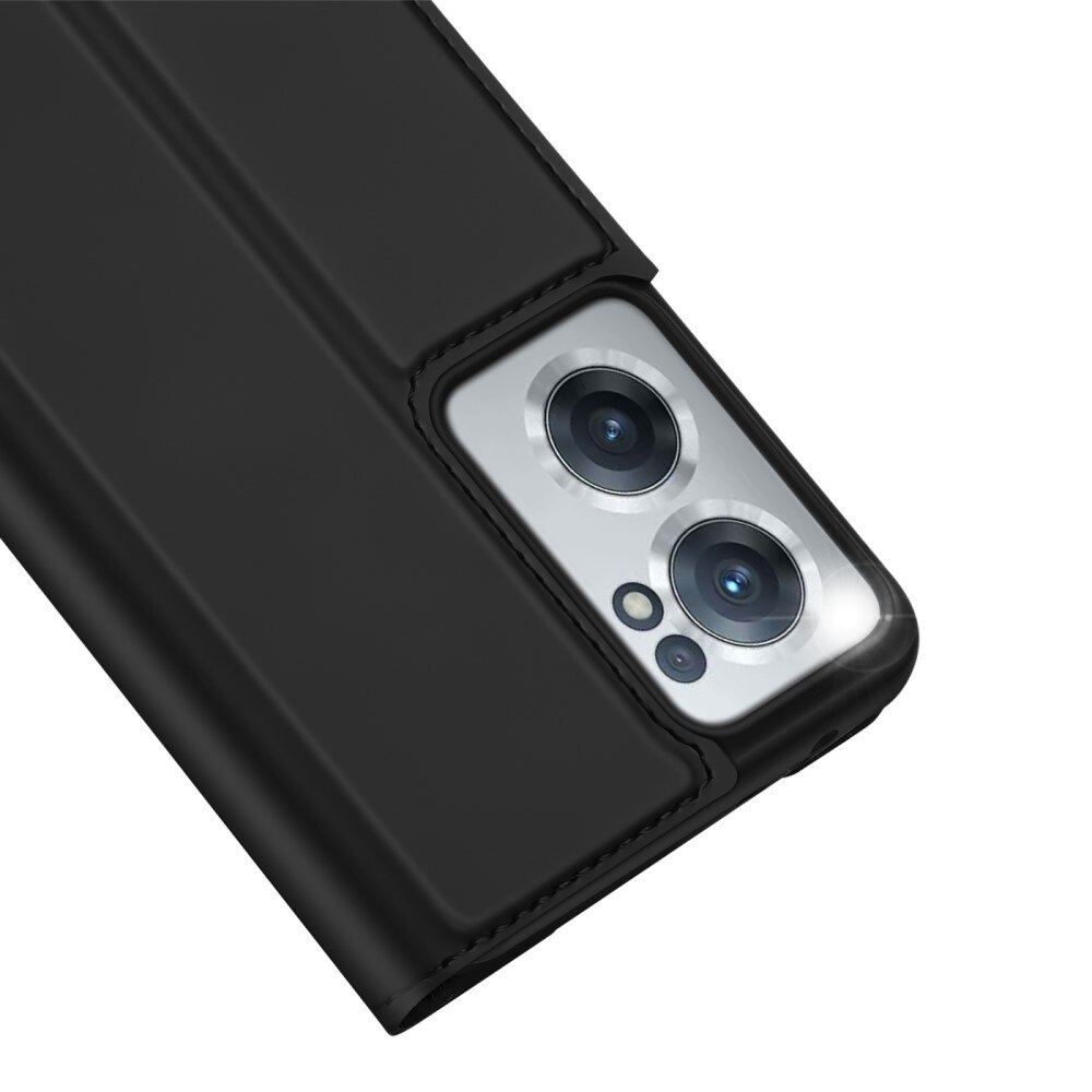 Étui portefeuille Skin Pro Series  OnePlus Nord CE 2 5G, Noir