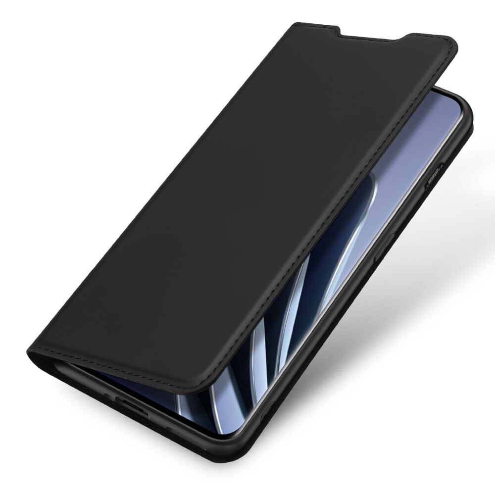 Étui portefeuille Skin Pro Series  OnePlus 10 Pro, Noir