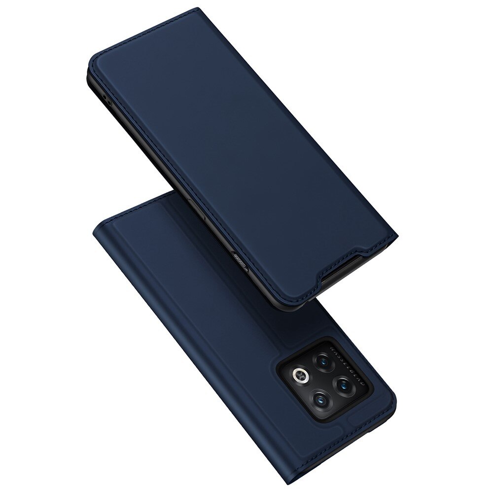Étui portefeuille Skin Pro Series  OnePlus 10 Pro, Bleu