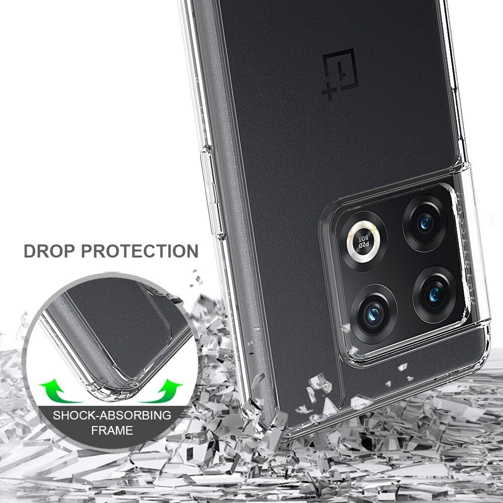 Coque hybride Crystal Hybrid pour OnePlus 10 Pro, transparent