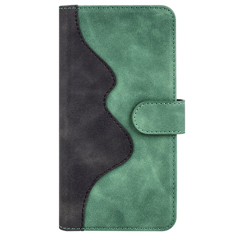 Étui Portefeuille Color Splicing OnePlus Nord 2T 5G Vert