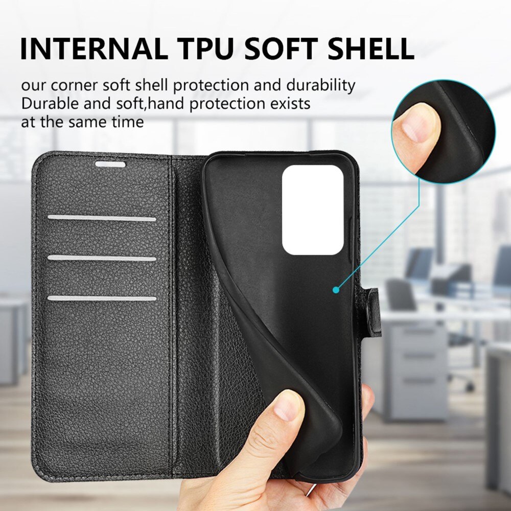 Coque portefeuille  Oneplus Nord 2T 5G, Noir