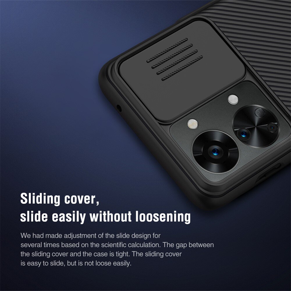 Coque CamShield  Oneplus Nord 2T 5G, Noir
