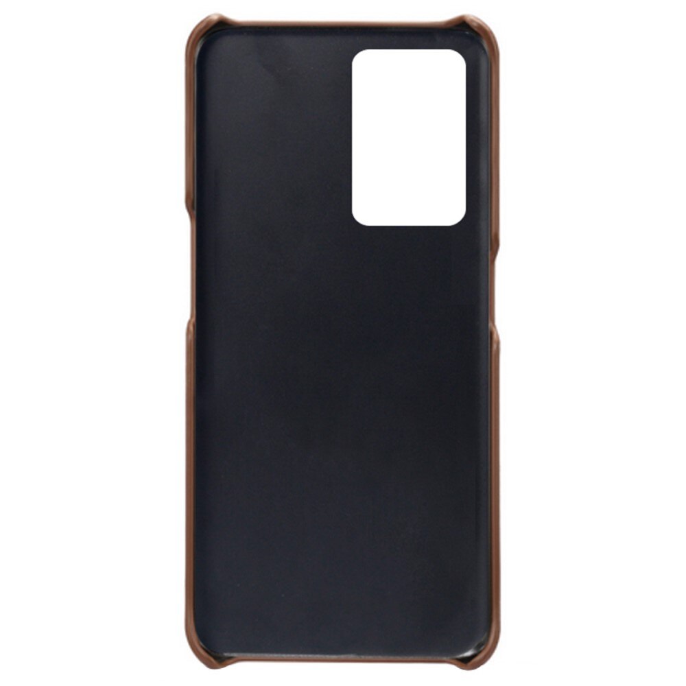 Coque Cards Slot Case OnePlus Nord 2T 5G Marron