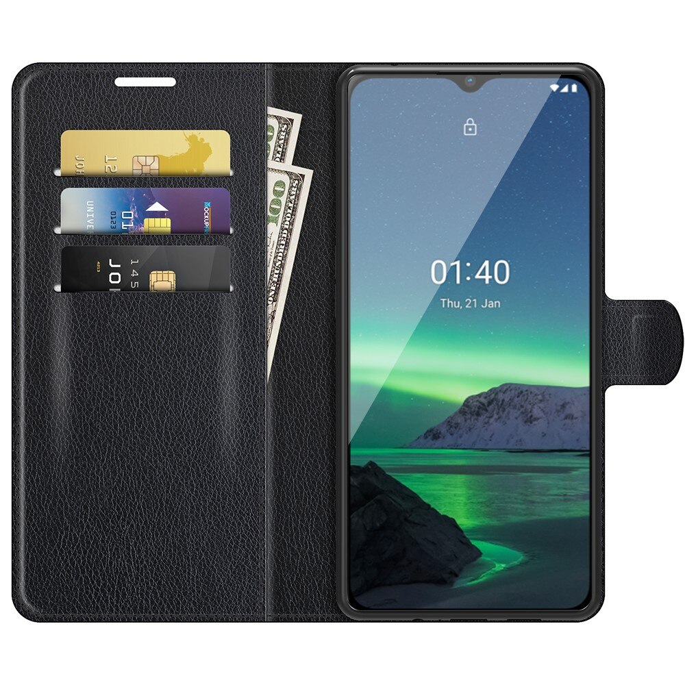 Coque portefeuille Nokia , Noir