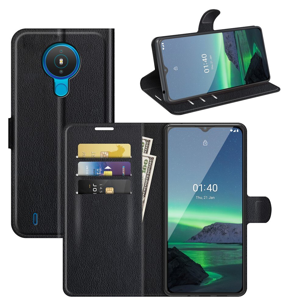 Coque portefeuille Nokia , Noir