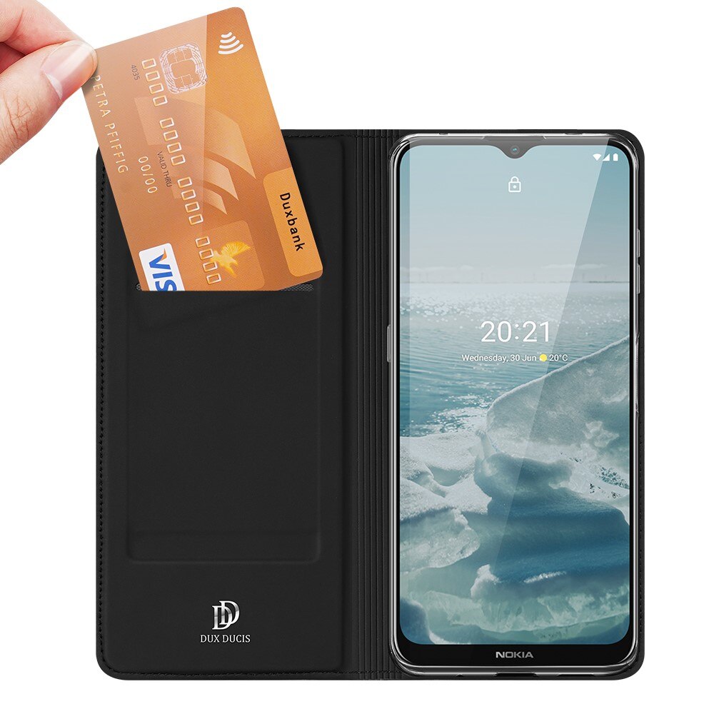 Étui portefeuille Skin Pro Series  Nokia G20/G10, Noir