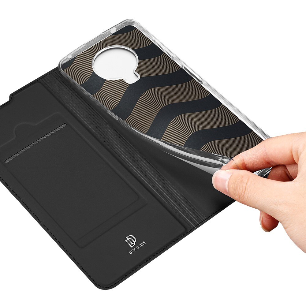 Étui portefeuille Skin Pro Series  Nokia G20/G10, Noir