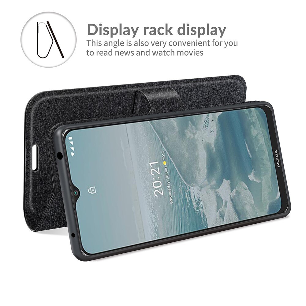 Coque portefeuille  Nokia G20/G10, Noir
