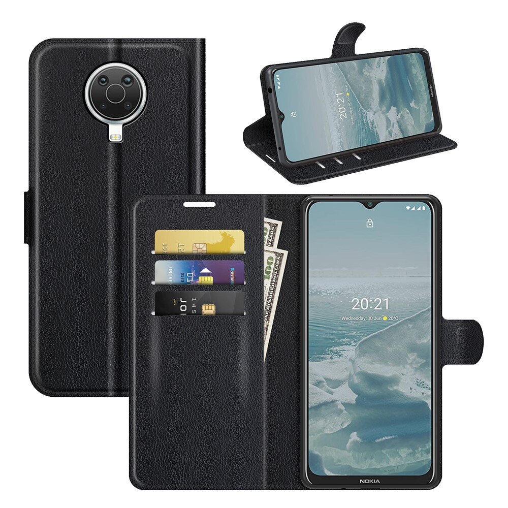 Coque portefeuille  Nokia G20/G10, Noir