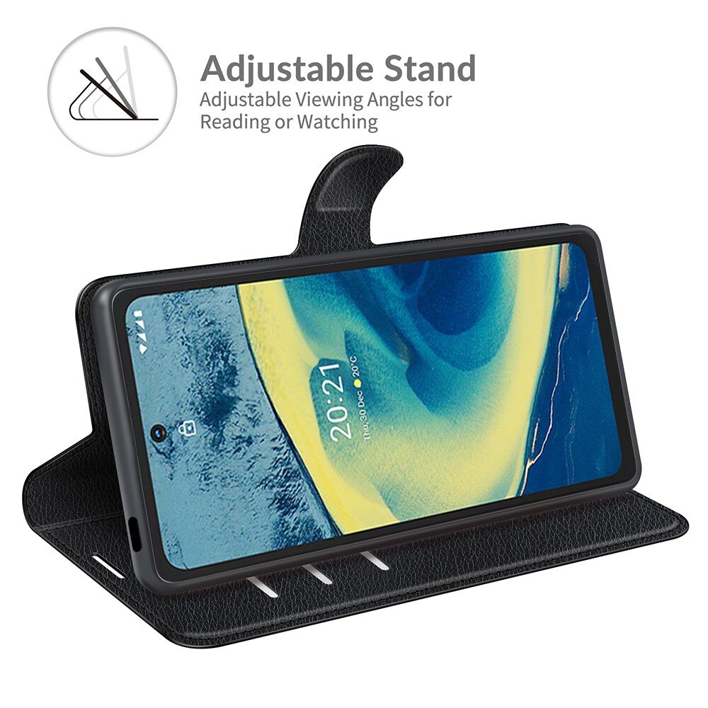 Coque portefeuille  Nokia XR20, Noir