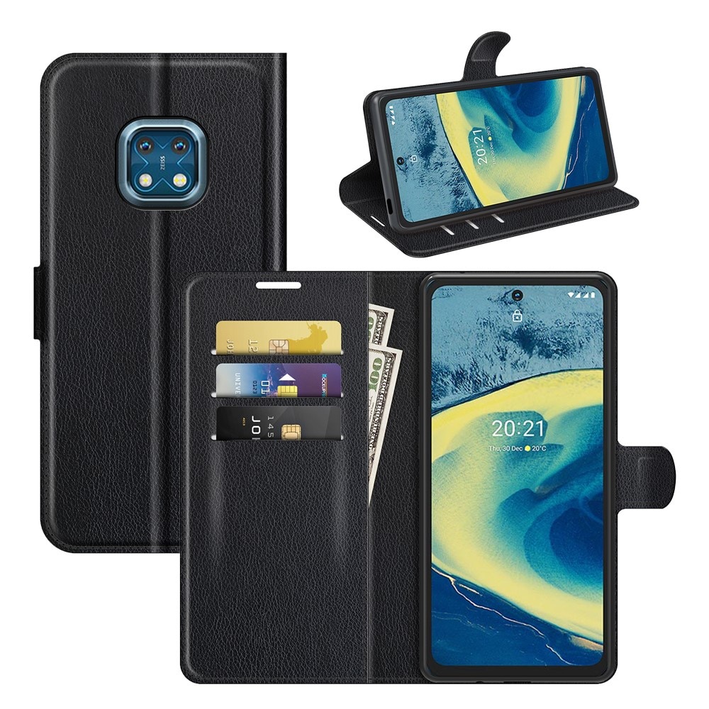 Coque portefeuille  Nokia XR20, Noir