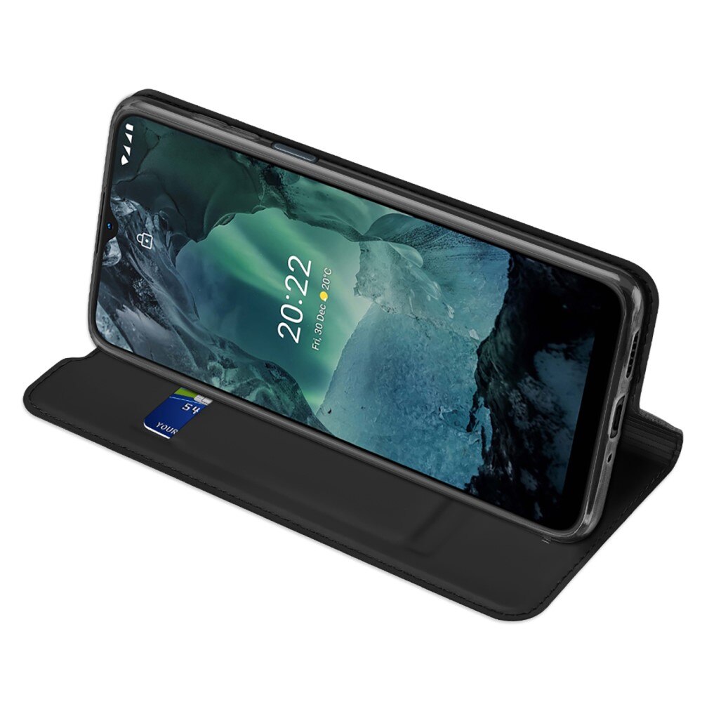 Étui portefeuille Skin Pro Series  Nokia G11/Nokia G21, Noir