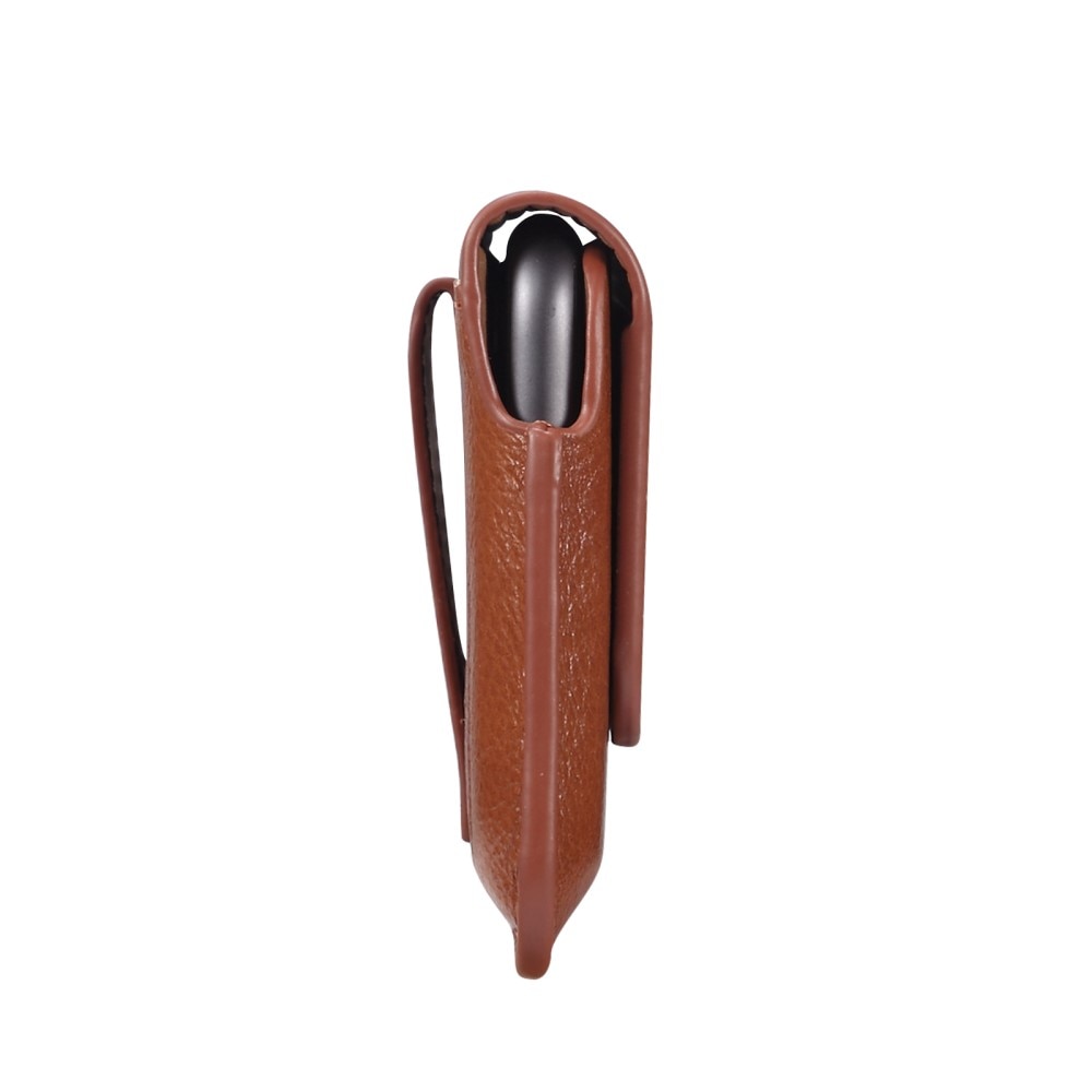 Sac-ceinture en cuir iPhone SE (2020), marron