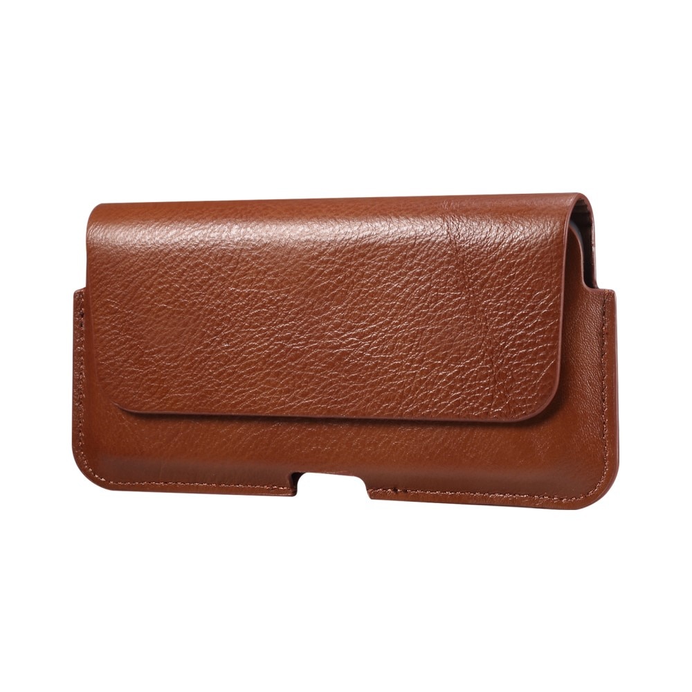 Sac-ceinture en cuir Oppo A17, marron