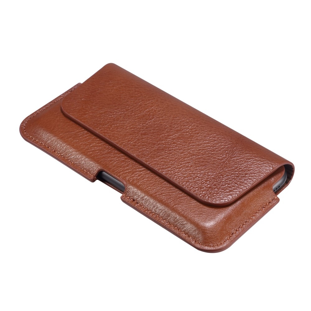 Sac-ceinture en cuir Motorola Moto G35, marron